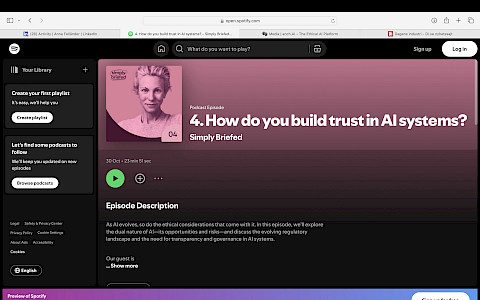 Simply Briefed Podcast - How do we build trust in AI systems?